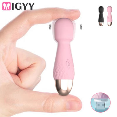 Mini Magic Wand Vibrators for Women Clitoris Stimulator AV Stick G Spot Massager Female Masturbator Sex Toys for Woman