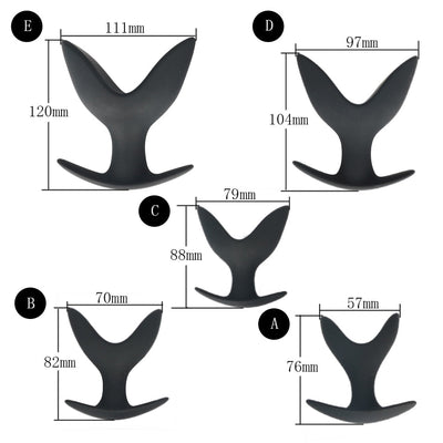 Adult Toy Silicone Anal Speculum Dildo Butt Plug Adult Sex Toys Unisex Opening Hollow Anal Plug Auns Vaginal Dilator Sex Product