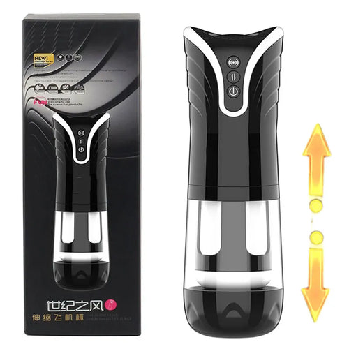 Automatic Realistic Tip Tongue Mouth Vagina Pocket Pussy Blowjob Stroker Vibrating Male Masturbator Cup