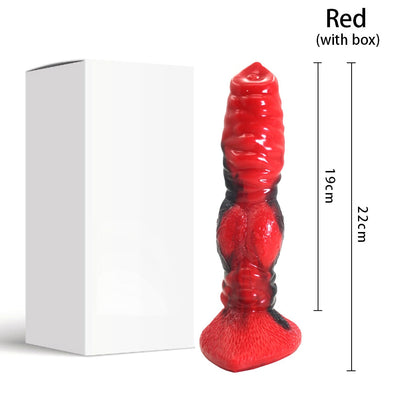 Big Silicone Animal Wolf Dildo Animal Penis G-spot Stimulation Sex Toys for Man Women Lesbian Gay Sex Shop Erotic Adults Product