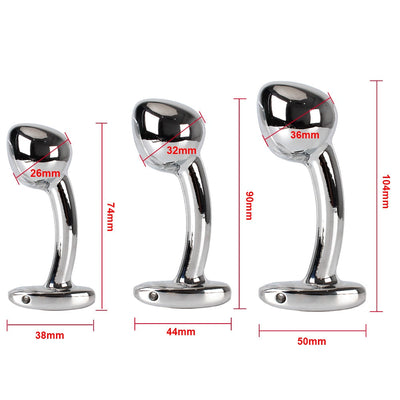 Butt Dilator Arcuate Anal Plug Prostate Massager Adult Products Aluminium Alloy Metal Dildos Sex Toys for Women Men