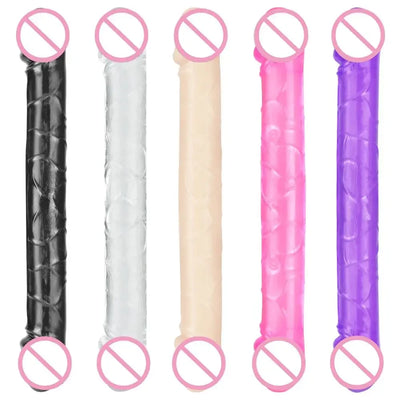 มินิคริสตัลDildoคู่สมจริงPenisหญิงMasturbatorเพศของเล่นผู้หญิงเลสเบี้ยนนุ่มTPE Anal Dildoปลั๊กIntimate Goods