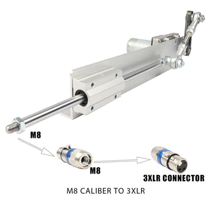 FREDORCH DIY Reciprocating Linear Actuator, DC 24 Volt Power Adapter Variable Speed 120r/Min Stroke 30-150mm AS Sex Machine