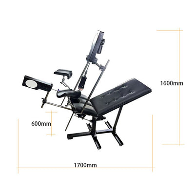 Fredorch 2022 New Sex Machine Chair SM Sex Furniture Aid Stool Position Prop Erotic Toy Chair Game Paly with 2*120W Sex Machine