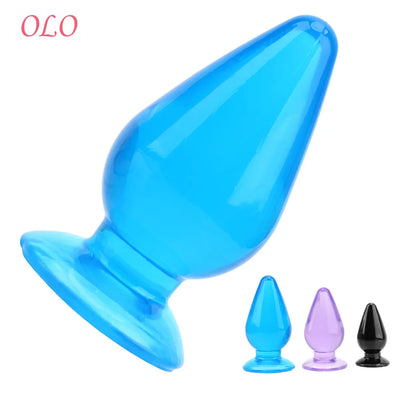 OLO Anal Plug Huge Size Sex Toys for Man Woman Couple Toys Butt Plugs Anus Stimulator Prostate Massager Big Anal Beads