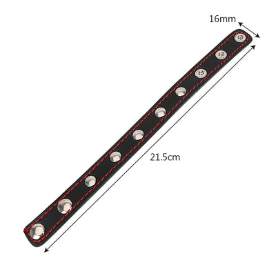 IKOKY Adjustable Penis Rings Time Delay Ejaculation Adult Products Sex Toys for Men Cock Rings Leather Belt Fasten