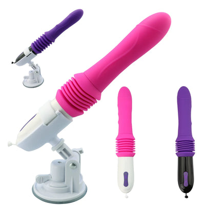 Automatic Thrusting Sex Machine Big Dildo Vibrator Remote Control Vaginal G Spot Massager Retractable Masturbators Adult Sex Toys for Women