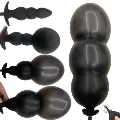Silicone Inflated Super Big Anal Plug Dildo 13cm Huge Anal Dilator Prostate Massage Anus Extender G Spot Stimulator Sex Toys