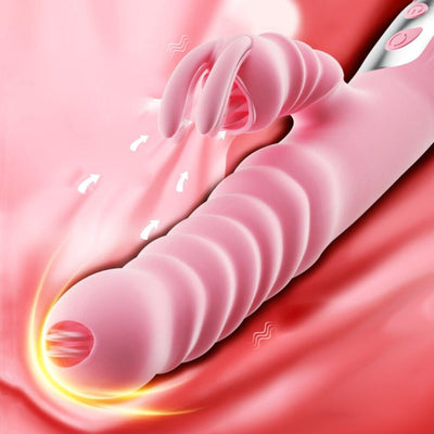 L¡§angua Lambendo Vibrat¡§?rio Vibrador De Coelho Vibrador Telesc¡§?pico Balan?o Aquecimento Fidget Rosa Adulto Produto Brinquedos Sexuais Para Mulher Masturbador