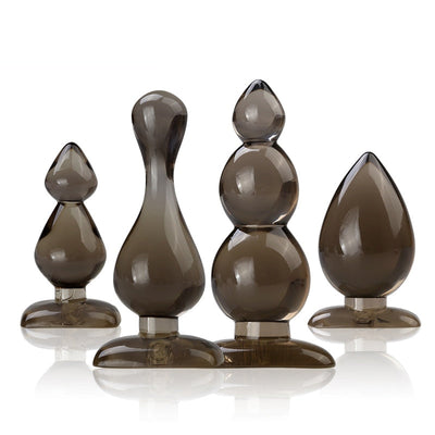 Leten Jelly Smooth Touch G-Spot Soft  Anal Toys Butt Plug Insert for Beginners ( Primary ), Unisex Sex Toys Adult Products