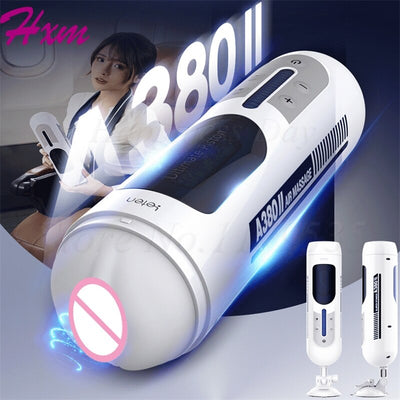 Leten ¨C A380ii Telescopic Male Piston, Masturbation Device, Vibrator, Lifelike Vaginal Suction, Male Sex Toys