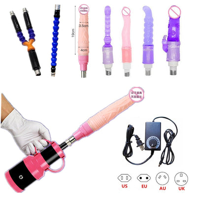 Male Sex Machine Multi-Speed Adjustable Angle Portable Powerful Dildo Vibrator Female Insert Masturbation Gun Adult Sex Toys
