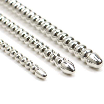 NEW Beaded Urethral Dilator Penis Plug Insert Sounding Rods Stainless Steel Stretching Catheters Male Chastity Sex Toys for Men