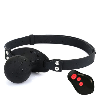 New Wireless Remote Control Electric Shock Open Mouth Gag Harness Restraint Slave Bondage BDSM Adult Games Sex Toys for Couples
