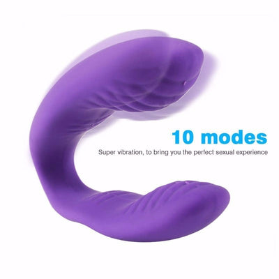 New Women Female Powerful 10-speed U-type Clit-oral Vib-rator Rechargeable Massager Adult Couple S-ex Toy