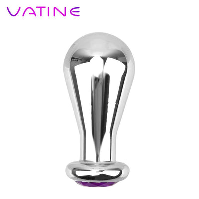 S/M/L Sex Toy Men and Women Bulbs Anal Plugs Metal Anus Dilator Anal Beads Butt Plug