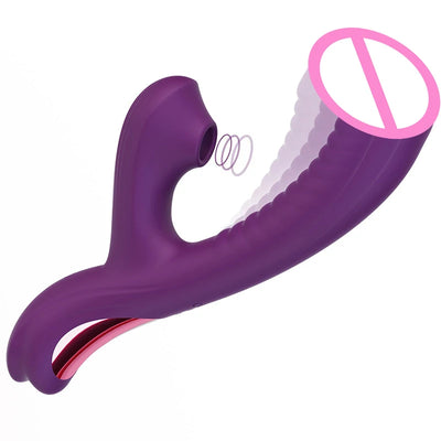 Tracy's Dog 2026 NEW AI Female Companion Vibrator Sex Toys for Women - Flexible Rabbit Vibrators with 3 Suction & 10 Vibration Modes
