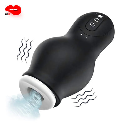 Automatic Male Masturbator Vagina Pussy Sucking Vibration Massager Real Penis Blowjob Masturbation Cup Adult Sex Toys for Men18