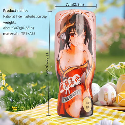 Male Sex Toy with Vagina & Tight Anus Sex Stroker Safe Silicone Vagina Toy Pocket Pussies Sex Doll Blowjob for Male Masturbation