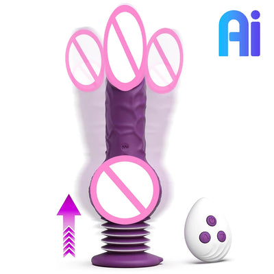 Tracy's Dog 2026 New AI Thrusting Vibrator Pulse Pounding 10 Vibrating 3 Bouncing Modes 9.29 Inch Realistic Adult Toys Sex Toys