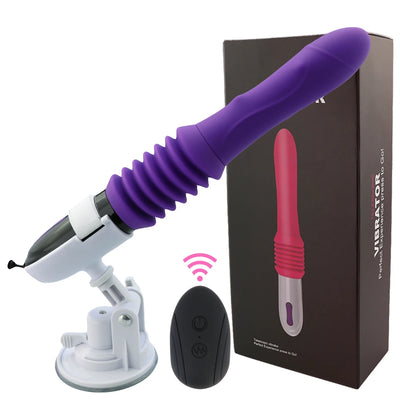Automatic Thrusting Sex Machine Big Dildo Vibrator Remote Control Vaginal G Spot Massager Retractable Masturbators Adult Sex Toys for Women