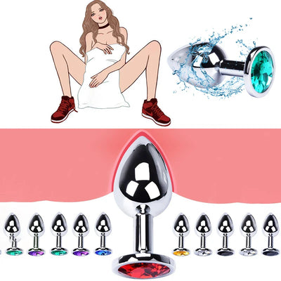 Sex Vibrator Metal Anal Toys for Women Adult Sex Products for S Men Butt Plug Stainles Steel Anal Plug Sex Toys Anal DildoToys