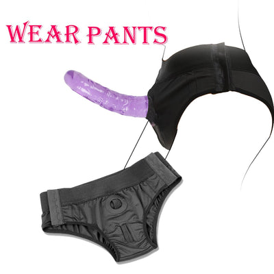 Wearable Strapon Dildo for Lesbian G Spot Stimulator Adult Sex Toys Panties Strap on Penis Pants Sex Toys for Women Erotic Toys