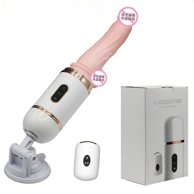 Wireless Remote Control Automatic Masturbation Pumping Gun Sex Machine Telescopic Heating Dildo Vibrators for Women Sex Toys