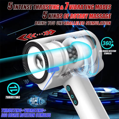 Male Masturbation Cup Automatic Sucking Real Oral Vagina Suction Vibrator Masturbator Sex Toys for Men Blowjob Vibrating Machine