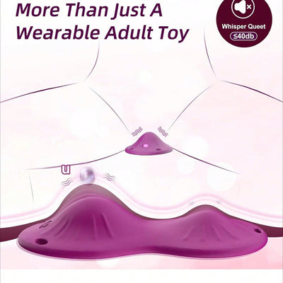 Wearable Panty Vibrators Sex Adult Toys and Games, Clitoral Anus Stimulator,Rose Women Mini Vibrator with 10 Vibration Modes Vibrating Panties Panty Clit Stimulator Dildos Massager for Beginner Couples