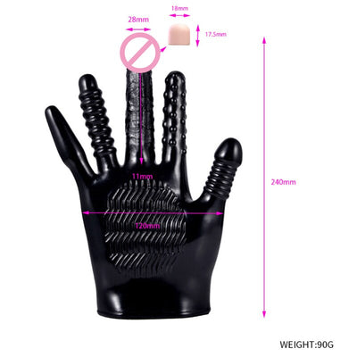 Sex Gloves Fingering Dildo Masturbation Erotic Vagina Stimulator Self-comforting Breast Nipple Massage BDSM Sexy Toys for Couple